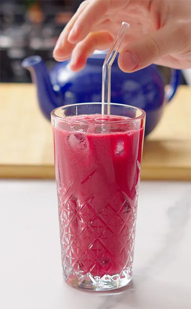 Serinleten kırmızı meyveli detoks çayı 🍓❄️