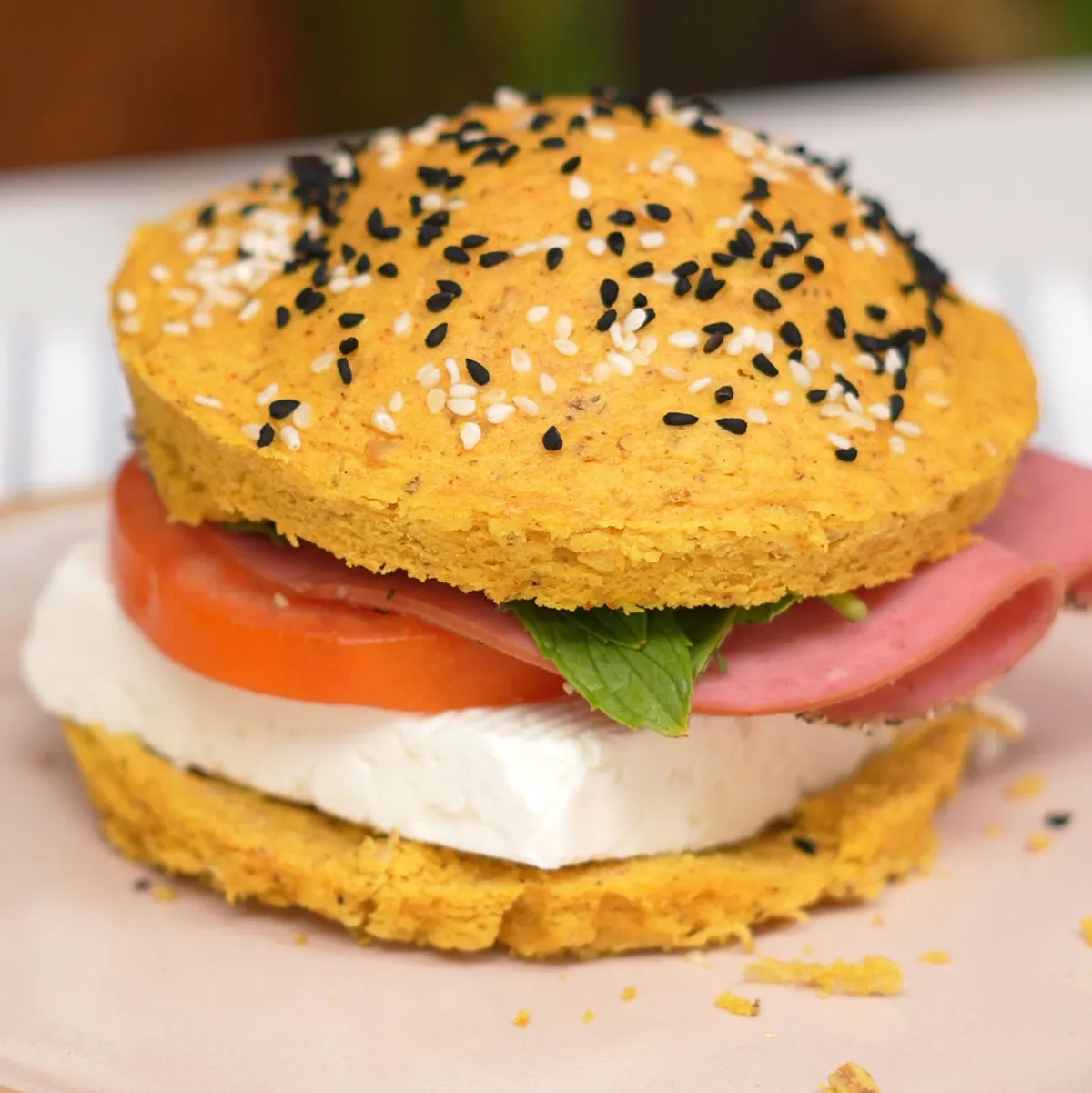 5 dakikada hazır! Glutensiz nohut ekmeği 💪
